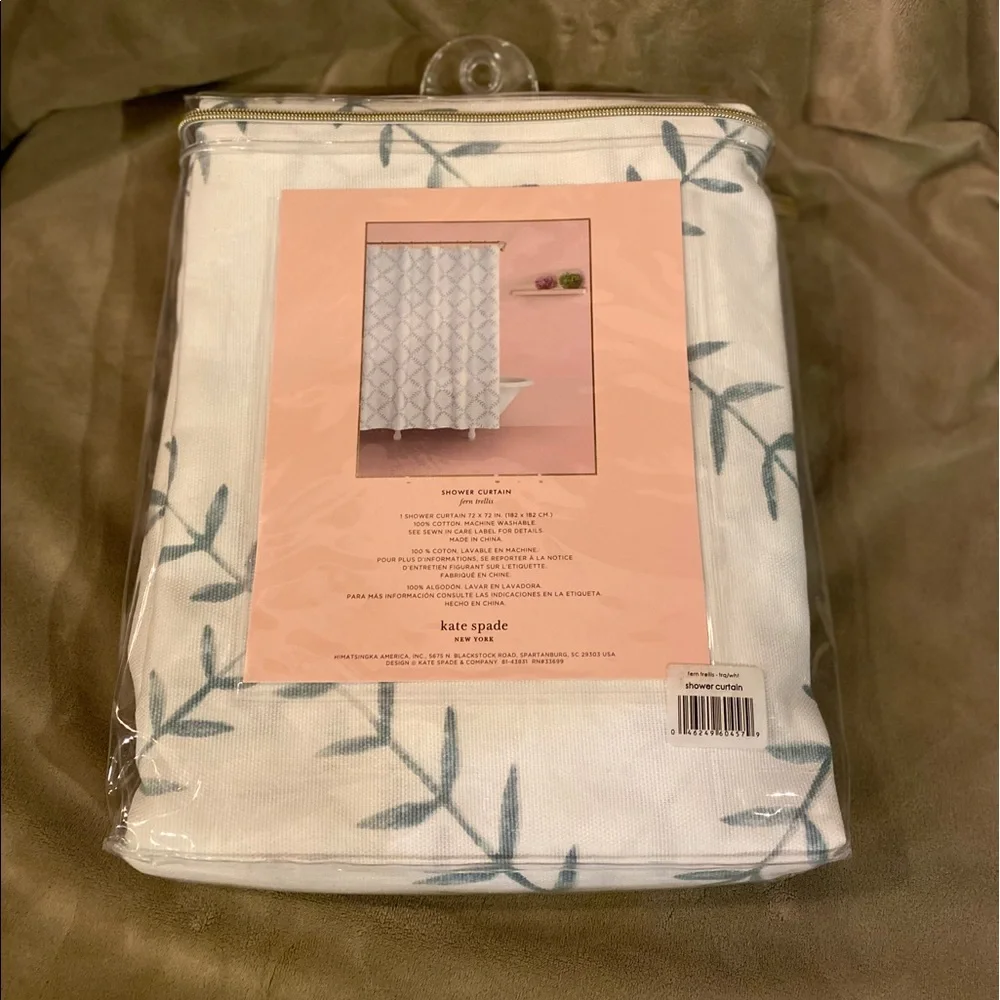 Kate Spade Fern Trellis Shower Curtain